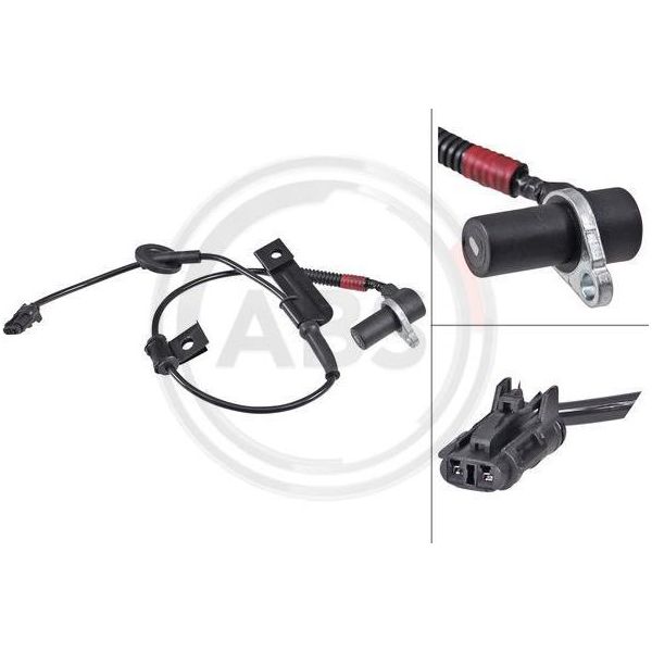 A.B.S. 31883 Sensore Velocità Ruota Oe 9567102100 Compatibile Con Atos-image