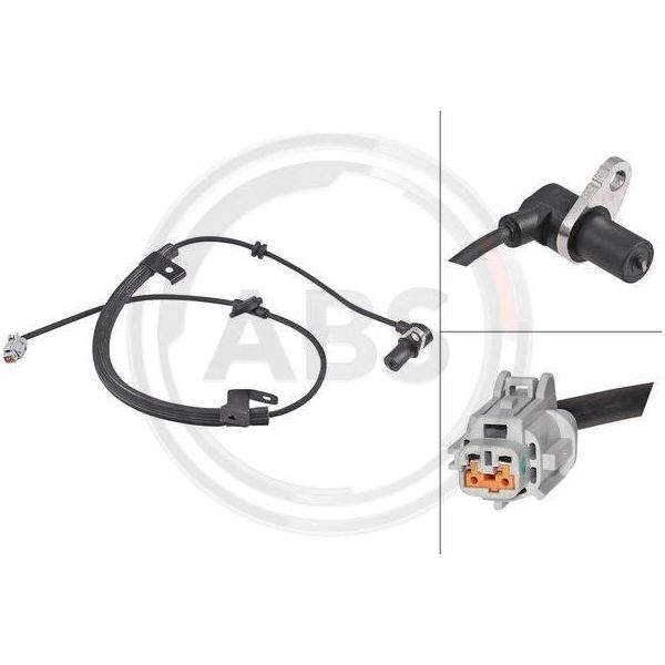 A.B.S. 31853 Sensore Velocità Ruota Oe 479100L700 Compatibile Con Maxima, Cefiro-image