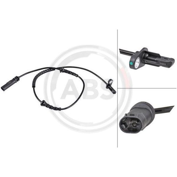 A.B.S. 32028 Sensore Velocità Ruota Oe 34526871064 Compatibile Con X4, X3, IX3-image