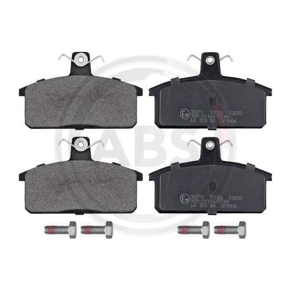 A.B.S. 36851 Set Di Pastiglie Freno, Freno A Disco Oe 500028834 Compatibile Con Massif-image