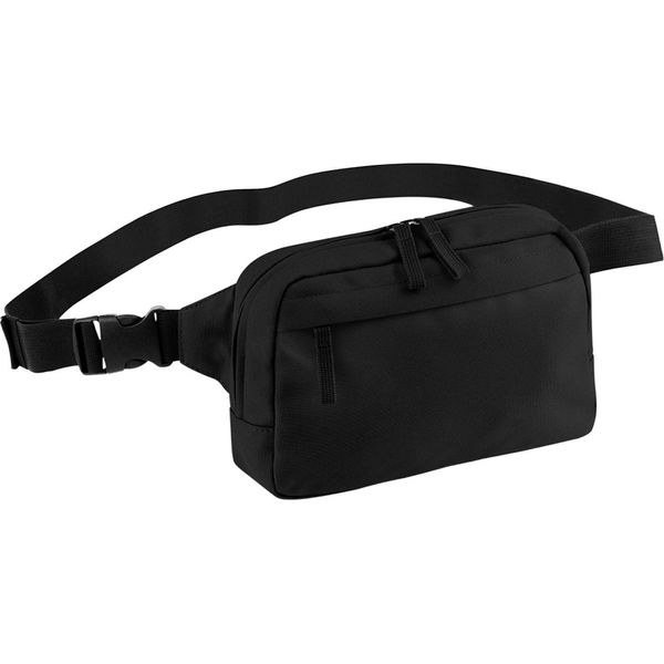 Bagbase - Borsa A Tracolla "Premium"", Materiale Riciclato BC6921 (Taglia Unica) (Nero)"-image