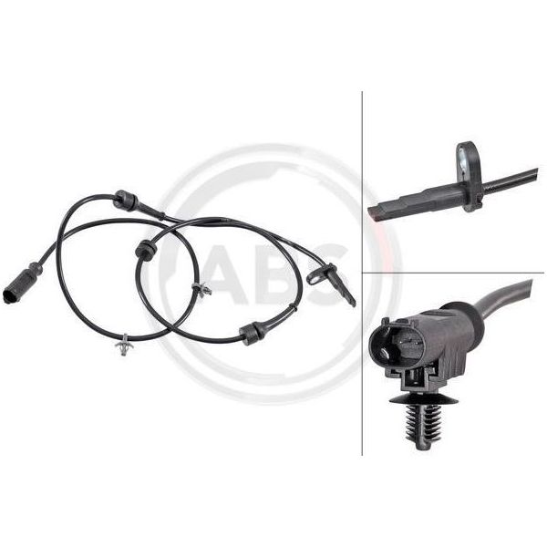 A.B.S. 31800 Sensore Velocità Ruota Oe 47910ED000 Compatibile Con Cube-image