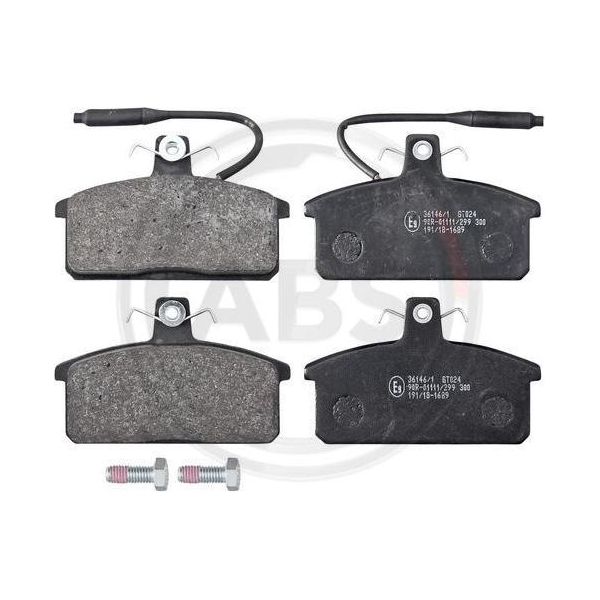 A.B.S. 36146/1 Set Di Pastiglie Freno, Freno A Disco Oe 82203073 Compatibile Con Ibiza, Malaga, Marbella, Terra-image