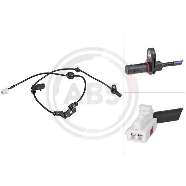 A.B.S. 31983 Sensore Velocità Ruota Oe 95680A4350 Compatibile Con Carens-image