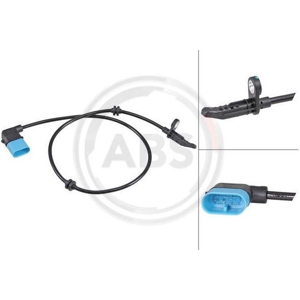 A.B.S. 32051 Sensore Velocità Ruota Oe 2229051000 Compatibile Con Classe S-image