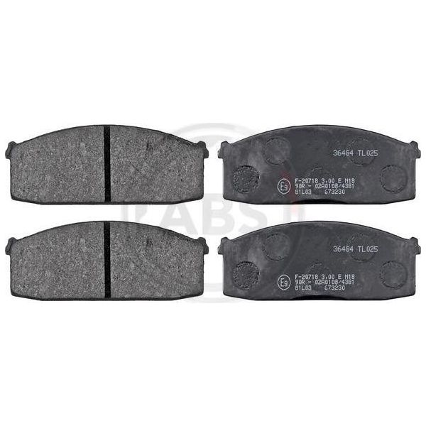 A.B.S. 36484 Set Di Pastiglie Freno, Freno A Disco Oe 4106011L25 Compatibile Con Maxima, Cefiro-image