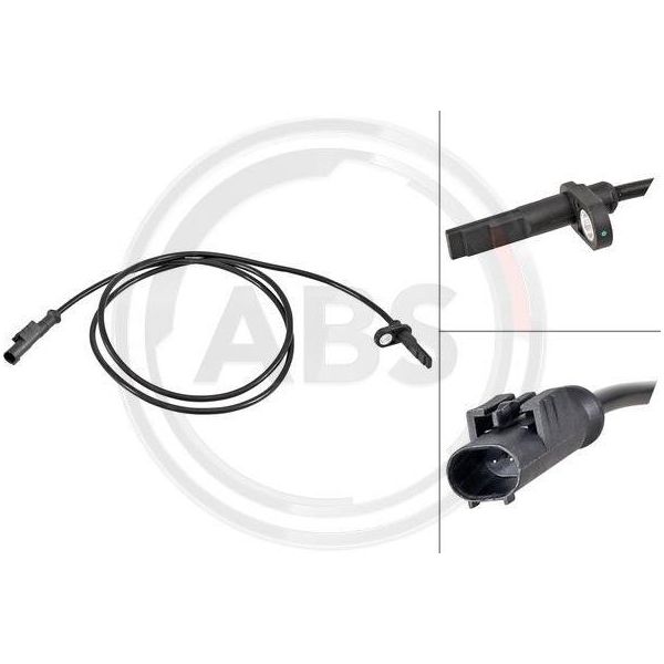 A.B.S. 31618 Sensore Di Velocità Ruota Oe 5801279030 Compatibile Con Daily-image
