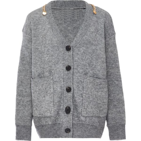 Cardigan Da Donna Caissa - Grigio Chiaro Melange, M-image