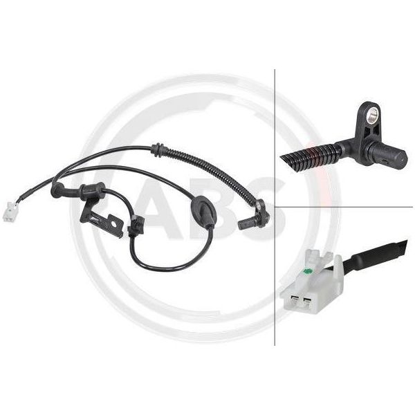 A.B.S. 30493 Sensore Velocità Ruota Oe 956811R000 Compatibile Con Rio, Accent-image