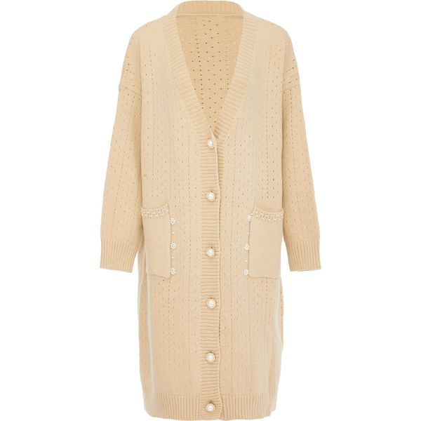 Cardigan Da Donna Caissa - Beige, M-image