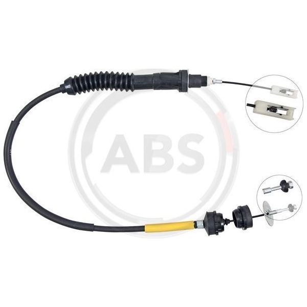 A.B.S. K27003 Cavo, Comando Frizione Oe 2150P6 Compatibile Con Expert, 806, Zeta, Ulysse, Scudo, Jumpy, Evasion-image