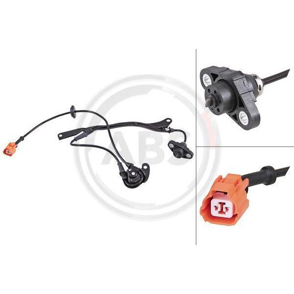 A.B.S. 31882 Sensore Velocità Ruota Oe 57450S10000 Compatibile Con CR-V-image