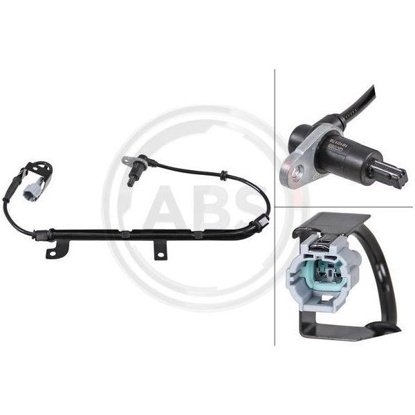 A.B.S. 30991 Sensore Velocità Ruota Oe 479006M010 Compatibile Con Almera-image