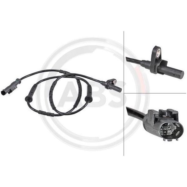 A.B.S. 31851 Sensore Velocità Ruota Oe 34356784618 Compatibile Con Z4 E89-image