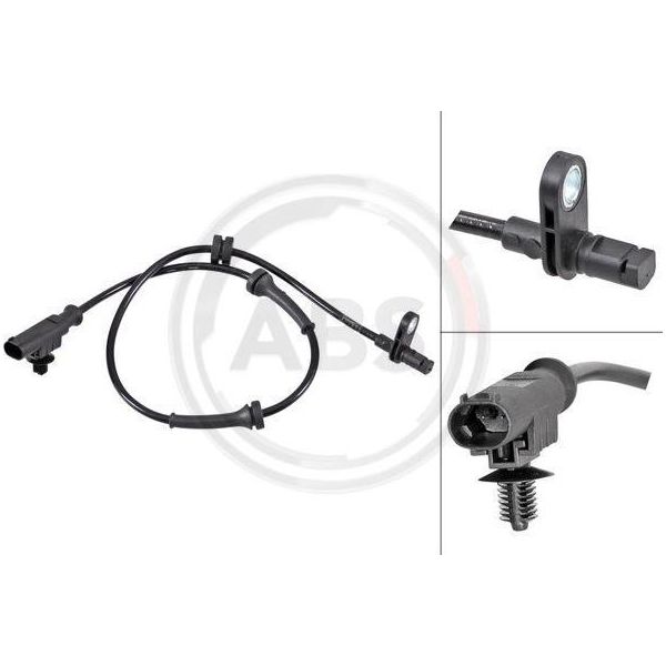 A.B.S. 31538 Sensore Velocità Ruota Oe 47900ED000 Compatibile Con Cube-image