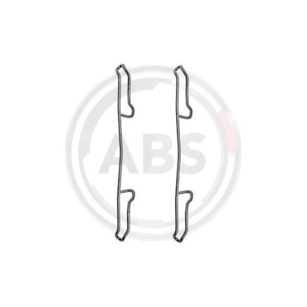 A.B.S. 1100Q Set Di Accessori, Pastiglie Freno A Disco Oe 96110000 Compatibili Con Aranos, Espero, Lanos, Nexia, Astra F, Calibra A, Omega, Vectra-image