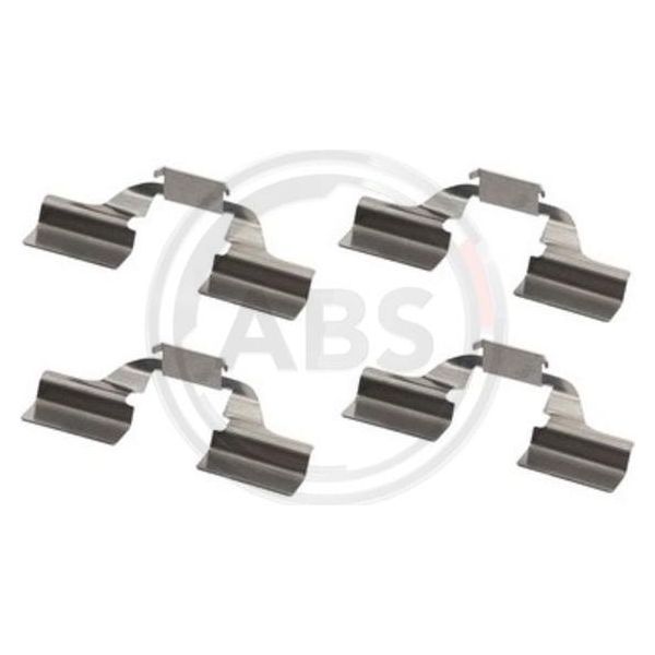 A.B.S. 1827Q Set Di Accessori, Pastiglie Freno A Disco Oe Compatibili Con Avensis, Corolla-image