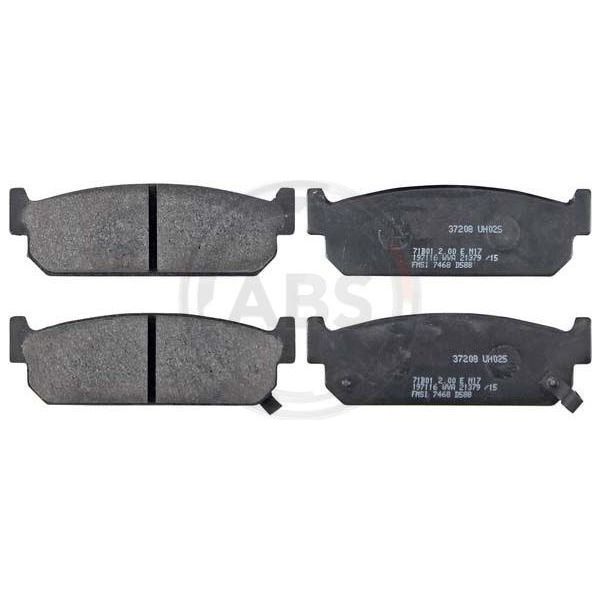 A.B.S. 37208 Set Di Pastiglie Freno, Freno A Disco Oe 440600P691 Compatibile Con Cefiro, Maxima-image