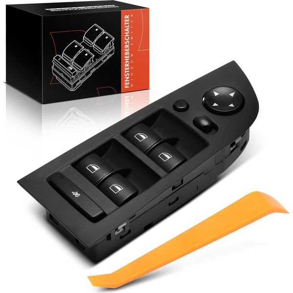 Frankberg 1X Interruttore Alzacristalli Anteriore Per Bmw Serie 3 E90 E91 2004-2012-image