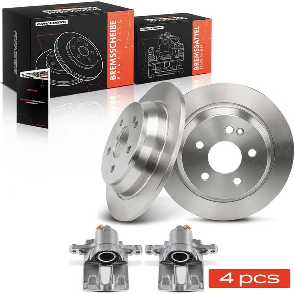 Frankberg 2X Pinze Freno + 2X Dischi Freno Posteriori Per Mercedes-Benz Vito W639-image