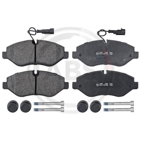 A.B.S. 37659 Set Di Pastiglie Freno, Freno A Disco Oe D1060MB200 Compatibile Con Cabstar, NT400-image