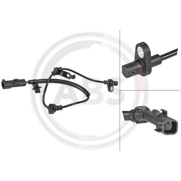 A.B.S. 30189 Sensore Velocità Ruota Oe 1815310 Compatibile Con S-Max, Mondeo, Galaxy-image