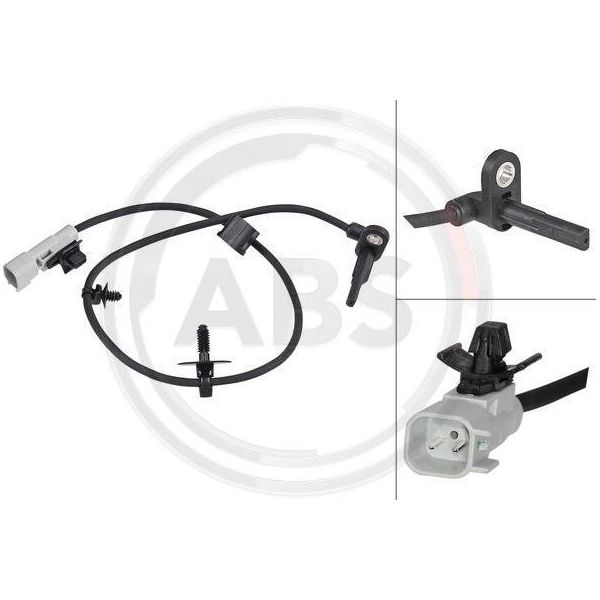 A.B.S. 30223 Sensore Velocità Ruota Oe 95328629 Compatibile Con Mokka, Trax-image