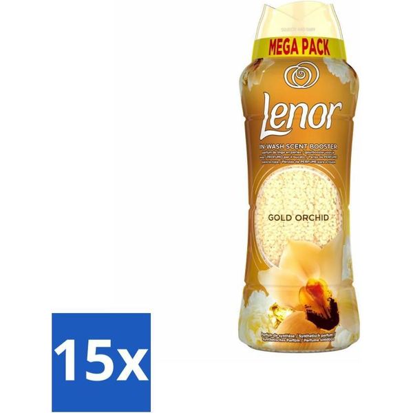 Lenor – Perle Profumate – Orchidea Dorata – 570 G - Confezione Risparmio - 15 Pezzi-image