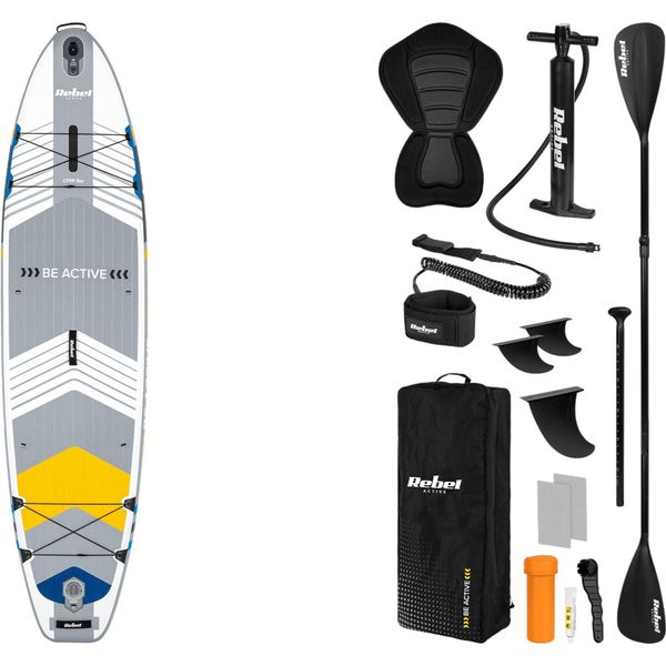 Rebel RBA-4518-WH Paddleboard Con Accessori 335 Cm, Sup Active Pro, Bianco-image