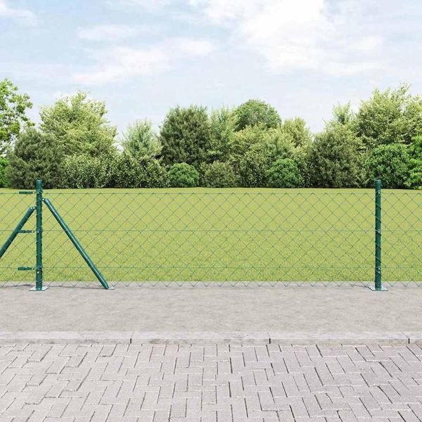 Maison Exclusive - Palo Della Recinzione Verde 25 X 0,6 M (Rete Di 60 X 60 Mm)-image