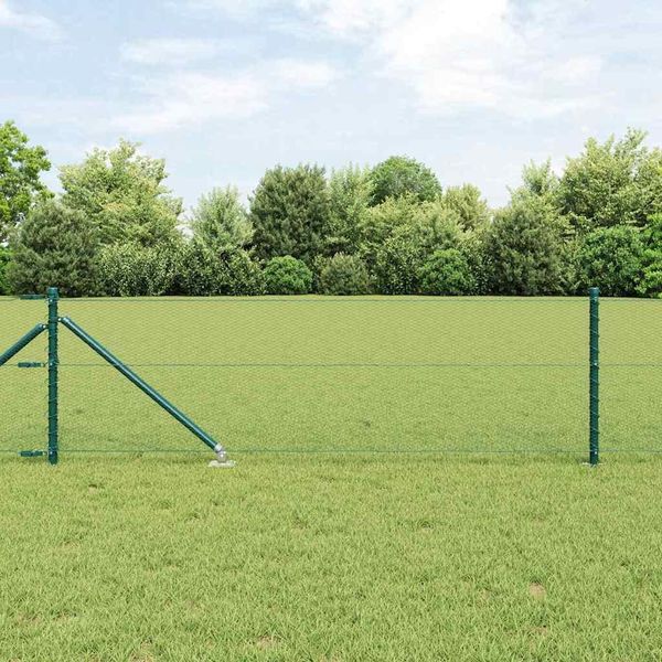 Maison Exclusive - Palo Della Recinzione Verde 100 X 0,6 M (Rete Da 13 Mm)-image