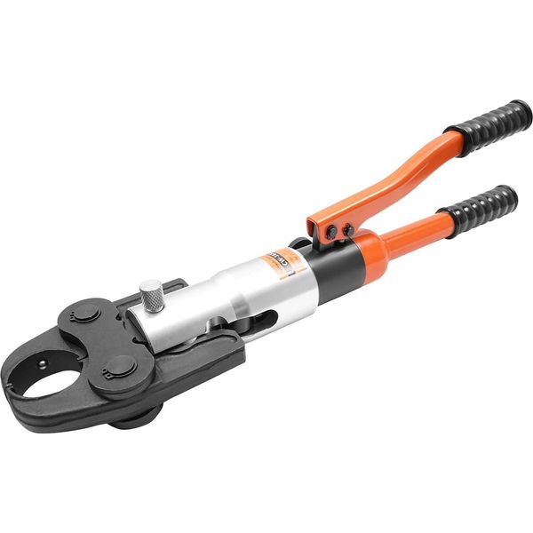 Pinza Idraulica Per Crimpatura E Pressatura - Set Di Utensili Di Pressatura - Profi - Arancione-image