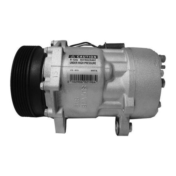 Airstal 10-0015 Compressore Climatizzatore Oe 1J0820803A Compatibile Con A3 8L, Tt, Galaxy, Alhambra, Cordoba, Ibiza, Transporter V, Sharan, Polo 6V, New Beetle, Multivan V, Golf Iv, Caddy, Bora, Octavia, Toledo, Leon, Inca-image