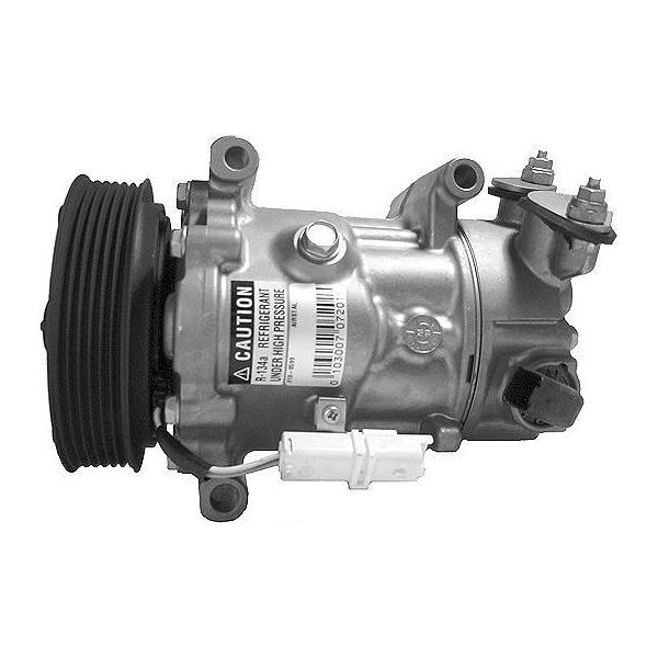 Airstal 10-0599 Compressore Climatizzatore Oe 1607424980 Compatibile Con Partner, 607, 508, 5008, 407, 308, 307, 3008, 208, 207, 2008, Phedra, Ulysse, DS3, C6, C5, C4, C4Er, C3, Berlingo-image