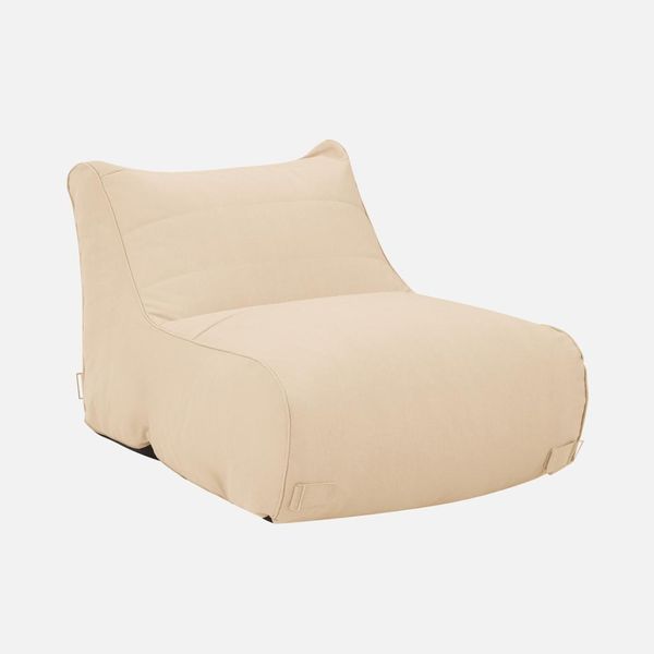 Pouf Da Esterno In Olefina, Beige-image