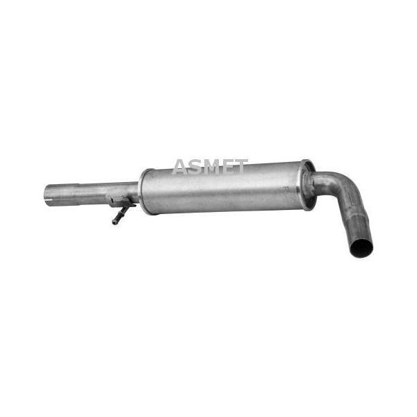 Asmet 21009 Silenziatore Centrale Oe 1J0253209 Compatibile Con A3 8L, Leon, Toledo, Octavia, Bora, Golf Iv, New Beetle-image