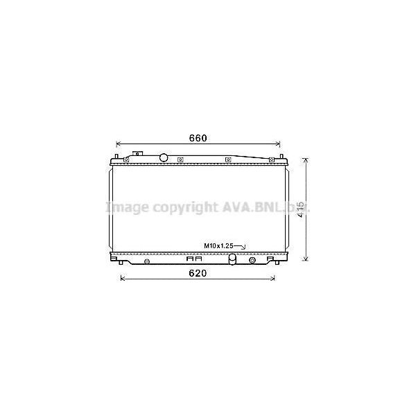Ava HD2253 Radiatore Motore Oe 19010RB0004 Compatibile Con Jazz-image