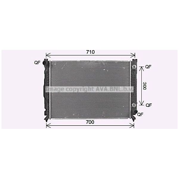 Ava AI2431 Radiatore Motore Oe 4B0121251AE Compatibile Con A6 4B-image