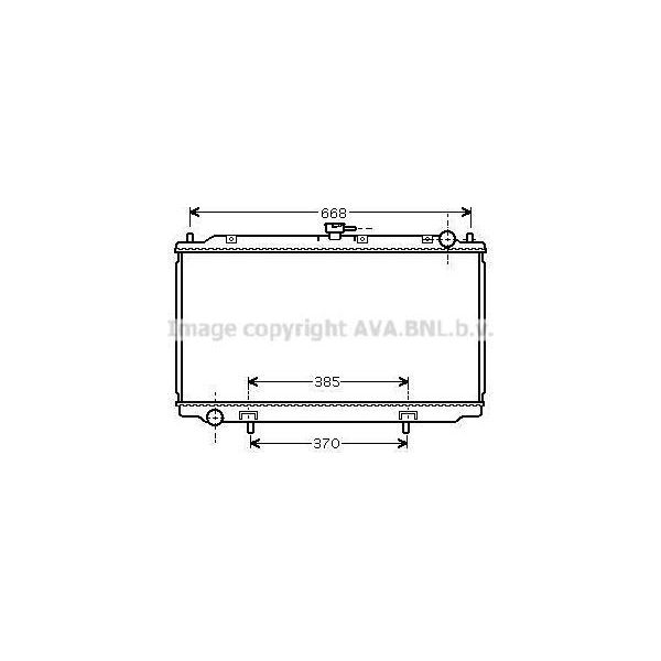 Ava DNA2216 Radiatore Motore Oe 21410BN300 Compatibile Con Almera, Primera-image