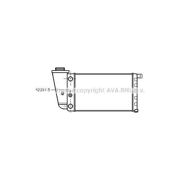 Ava FTA2097 Radiatore Motore Oe 5998952 Compatibile Con Panda, Y10-image