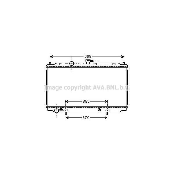 Ava DN2223 Radiatore Motore Oe 21460AV600 Compatibile Con Primera-image