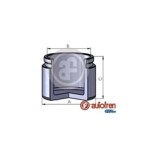 Autofren Seinsa D025534 Pistone, Pinza Freno Oe 581120Z000 Compatibile Con Ix35, Sonata, Sportage-image