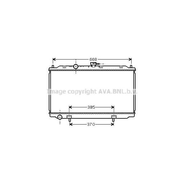 Ava DN2217 Radiatore Motore Oe 21410BU000 Compatibile Con Almera-image