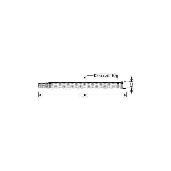 Ava BWD313 Essiccatore, Climatizzatore Oe 64536936557 Compatibile Con 1Er E81, 1Er E87, 1Er E88, 1Er E82, 3Er E90, 3Er E93, 3Er E92, 3Er E91, X1, Z4Er E89-image