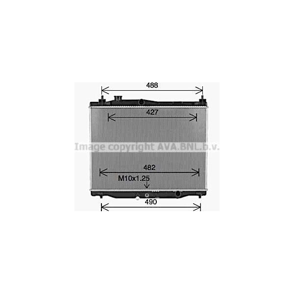 Ava HD2321 Radiatore Motore Oe 190105R0003 Compatibile Con Jazz-image