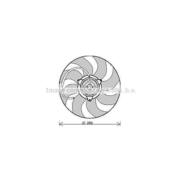 Ava AI7513 Ventola Radiatore Oe 8E0959455 Compatibile Con A4 8E, A4 8H, A6 4B, Exeo-image