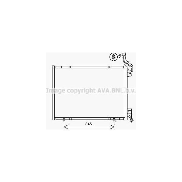 Ava FD5640 Condensatore, Climatizzatore Oe 1824576 Compatibile Con Ecosport-image