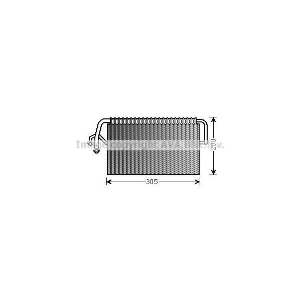 Ava MSV486 Evaporatore, Climatizzatore Oe 2118300158 Compatibile Con Cls, Classe E-image