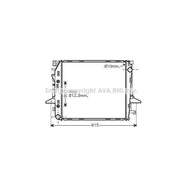Ava AU2198 Radiatore Motore Oe LR021777 Compatibile Con Discovery, Range Rover-image