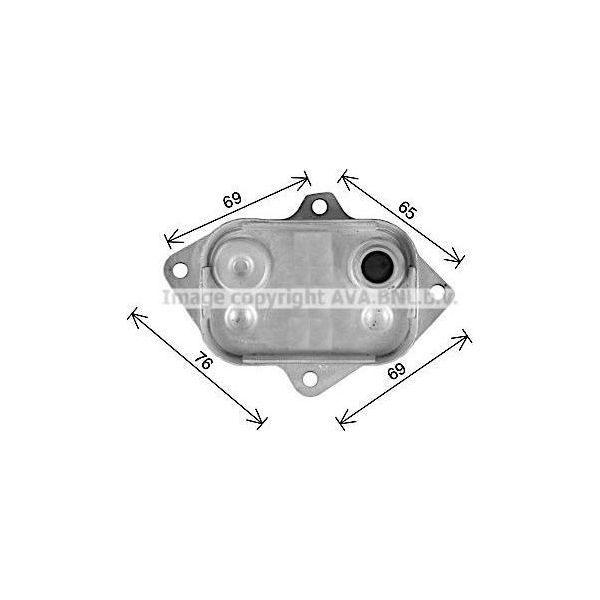 Ava MS3743 Radiatore Olio Motore Oe 6681800065 Compatibile Con Classe A, Vaneo-image